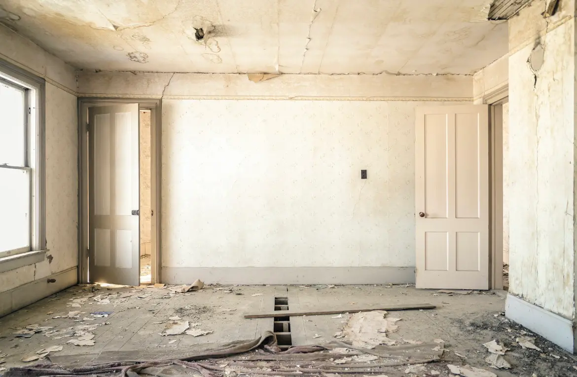 Waste disposal crew managing a cleanout project in East Goshen